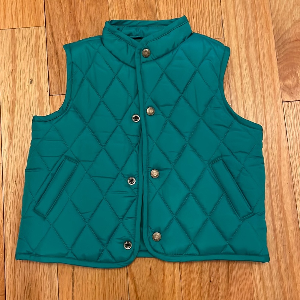 Janie and Jack quilted baby vest